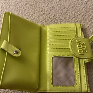 Steve Madden Neon Green Wallet